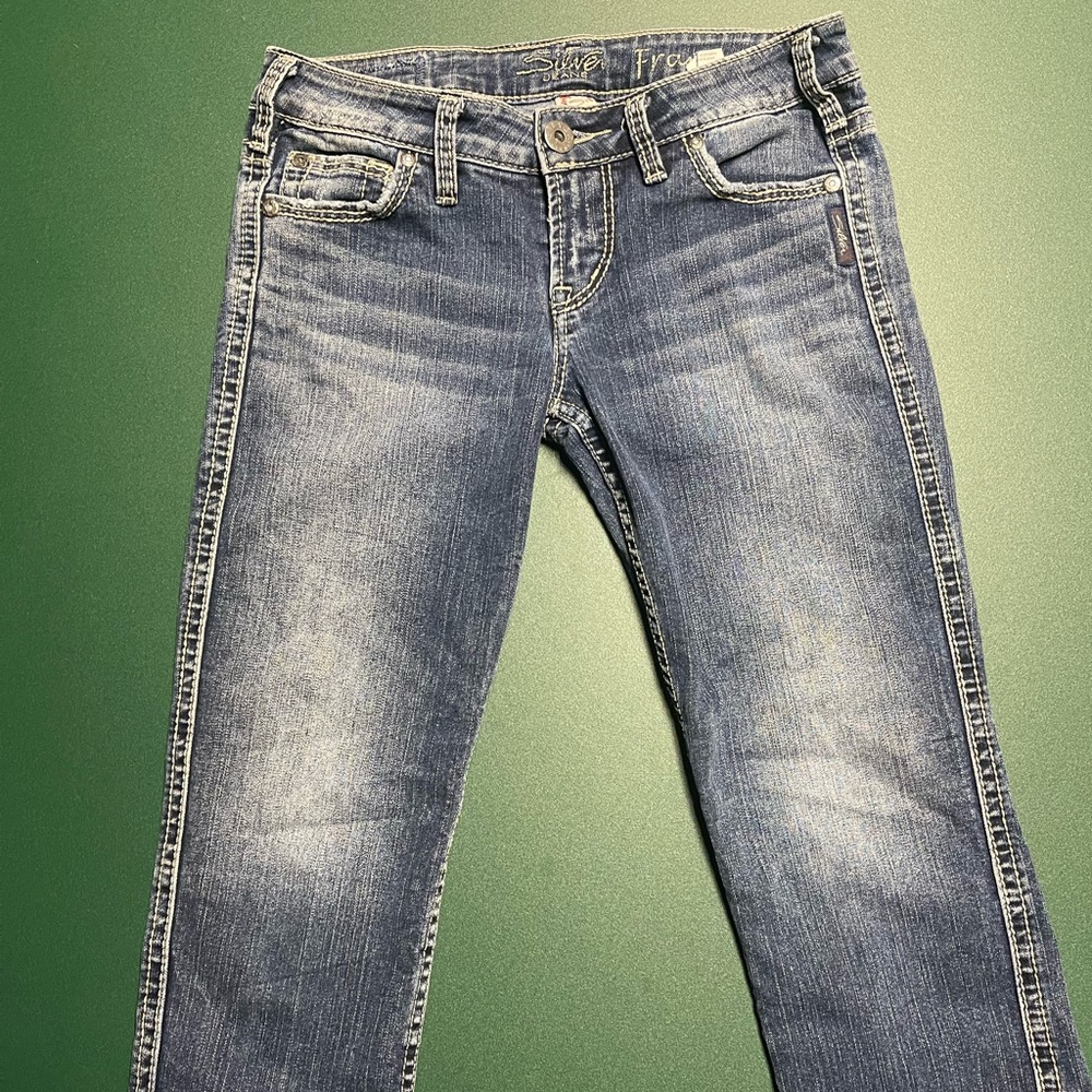 Women’s Silver Jeans Frances Capri